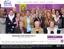 Tablet Screenshot of afad02.adessadomicile.org